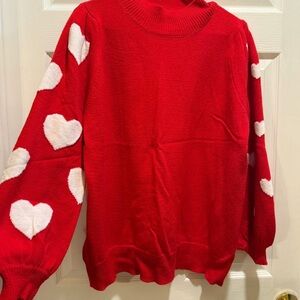 Red Heart Sweater